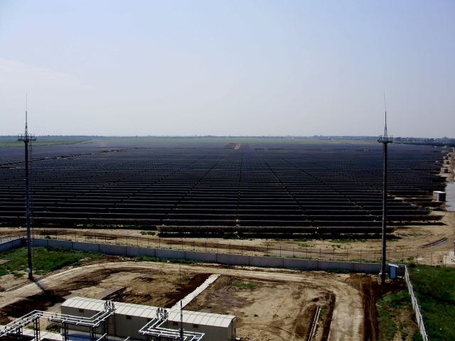 Solar power plant "Priozernaya", Kiliya, Ukraine. Power – 54.8 MW